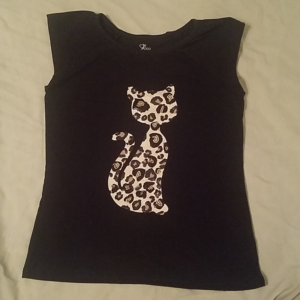 🍁 Girls black t-shirt